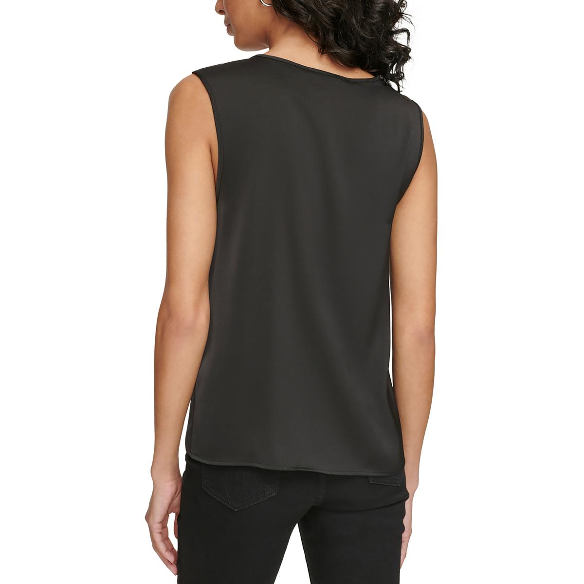 Womens Twisted-Neck Tank Shell