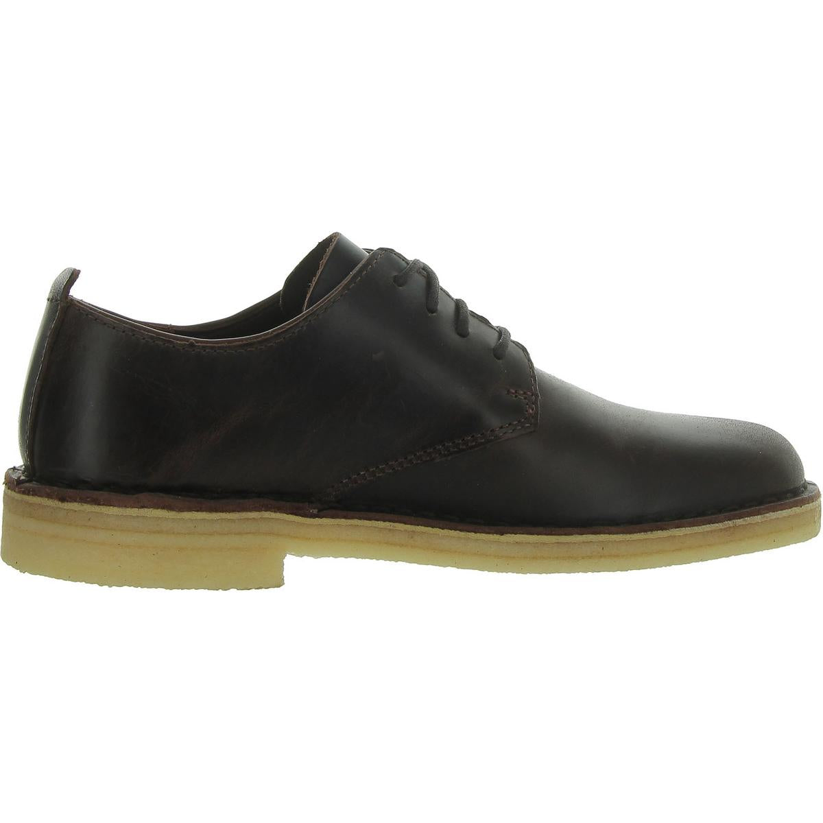 Desert London Mens Lace-Up Round Toe Oxfords