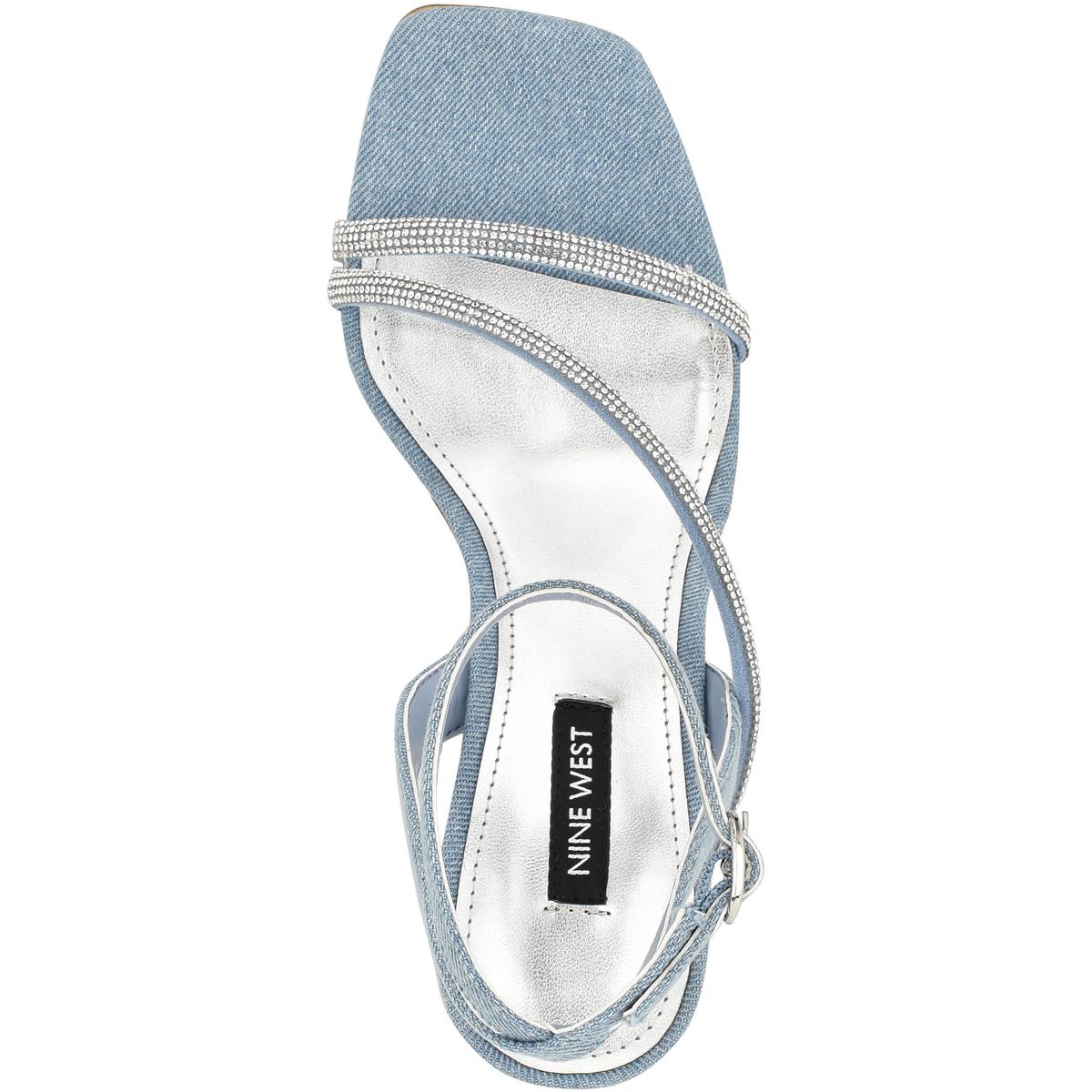 WN Gaden 7 Womens Denim Buckle Ankle Strap