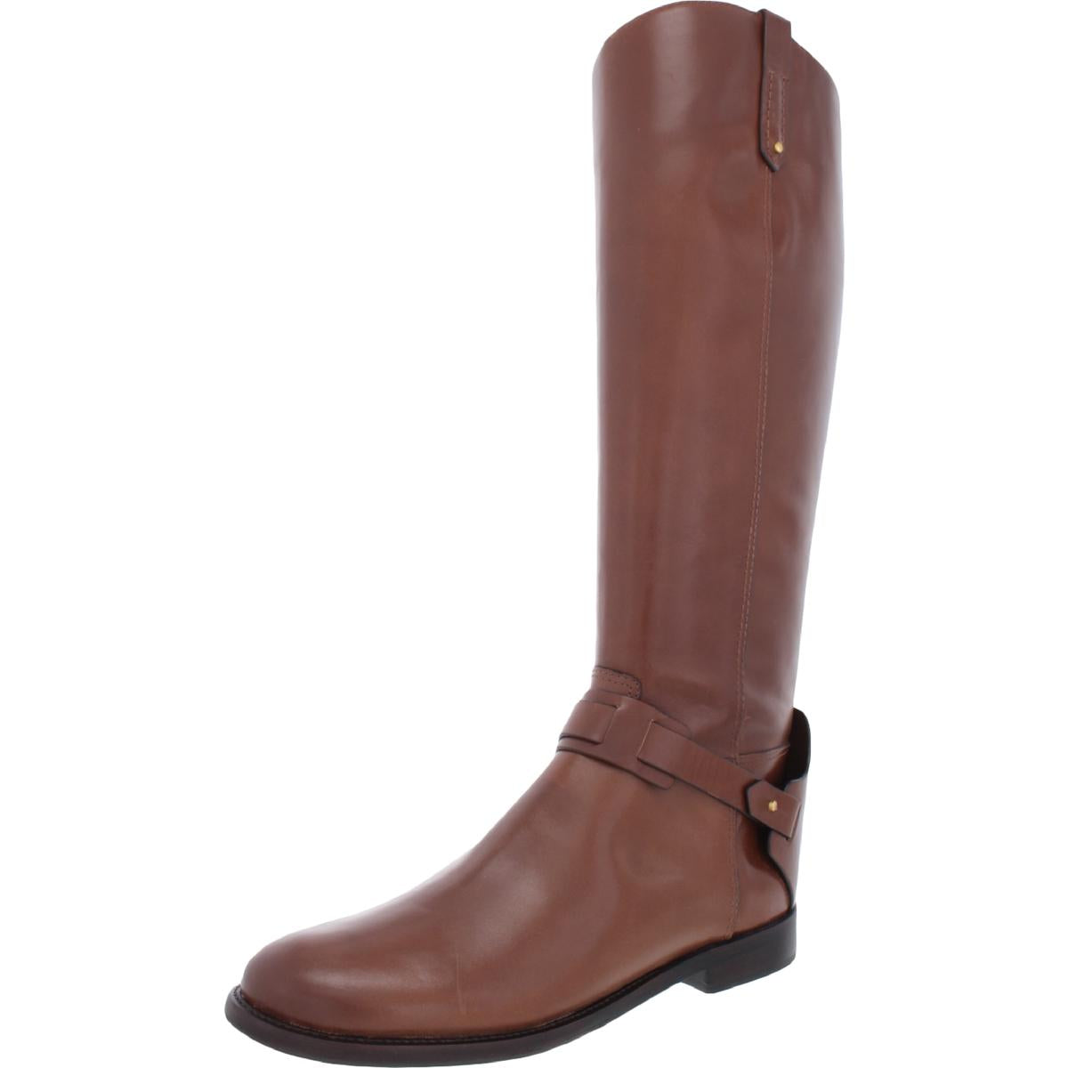 Colton Womens Leather Riding Knee-High Boots