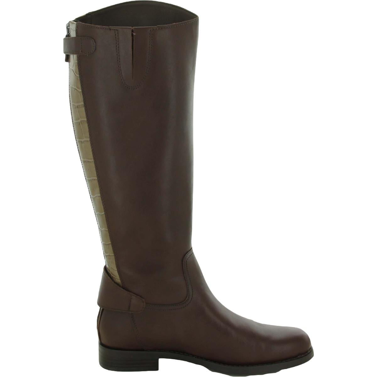 Mikala Womens Leather Riding Knee-High Boots3