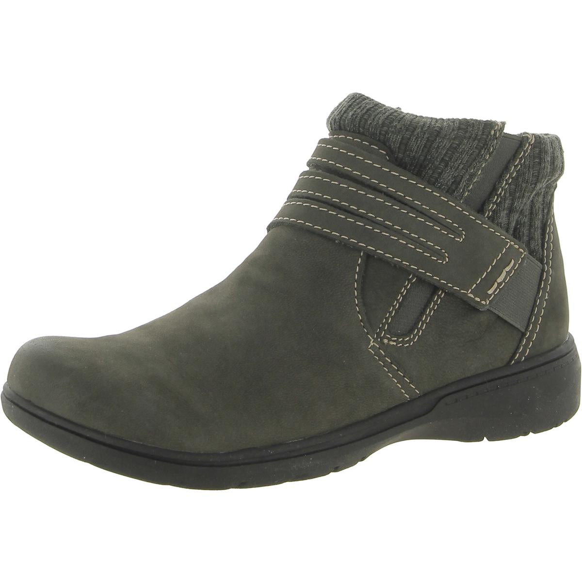 CARLEIGH LANE Womens Cushioned Footbed Casual Ankle Boots