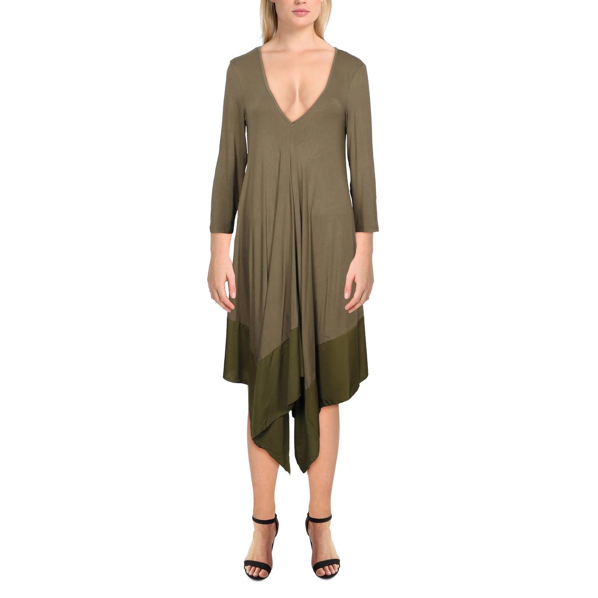 Womens Knit Maxi T-Shirt Dress