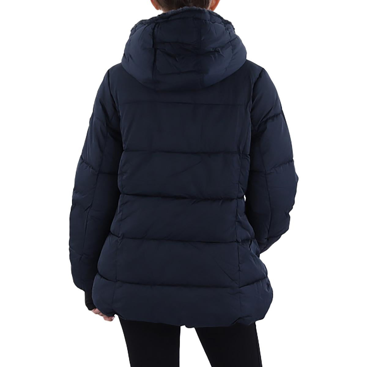 Womens Insulated Faux Fur Lined Puffer Jacket