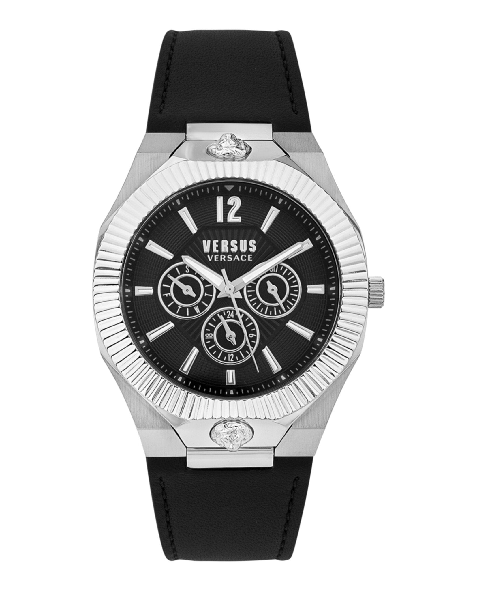 Versus Versace Mens Echo Park Multifunction Stainless Steel 42mm Strap Fashion Watch