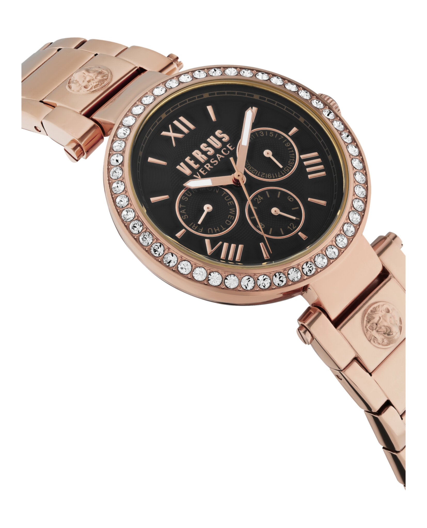 Versus Versace Womens Camden Market Rose Gold 38mm Bracelet Fashion Watch