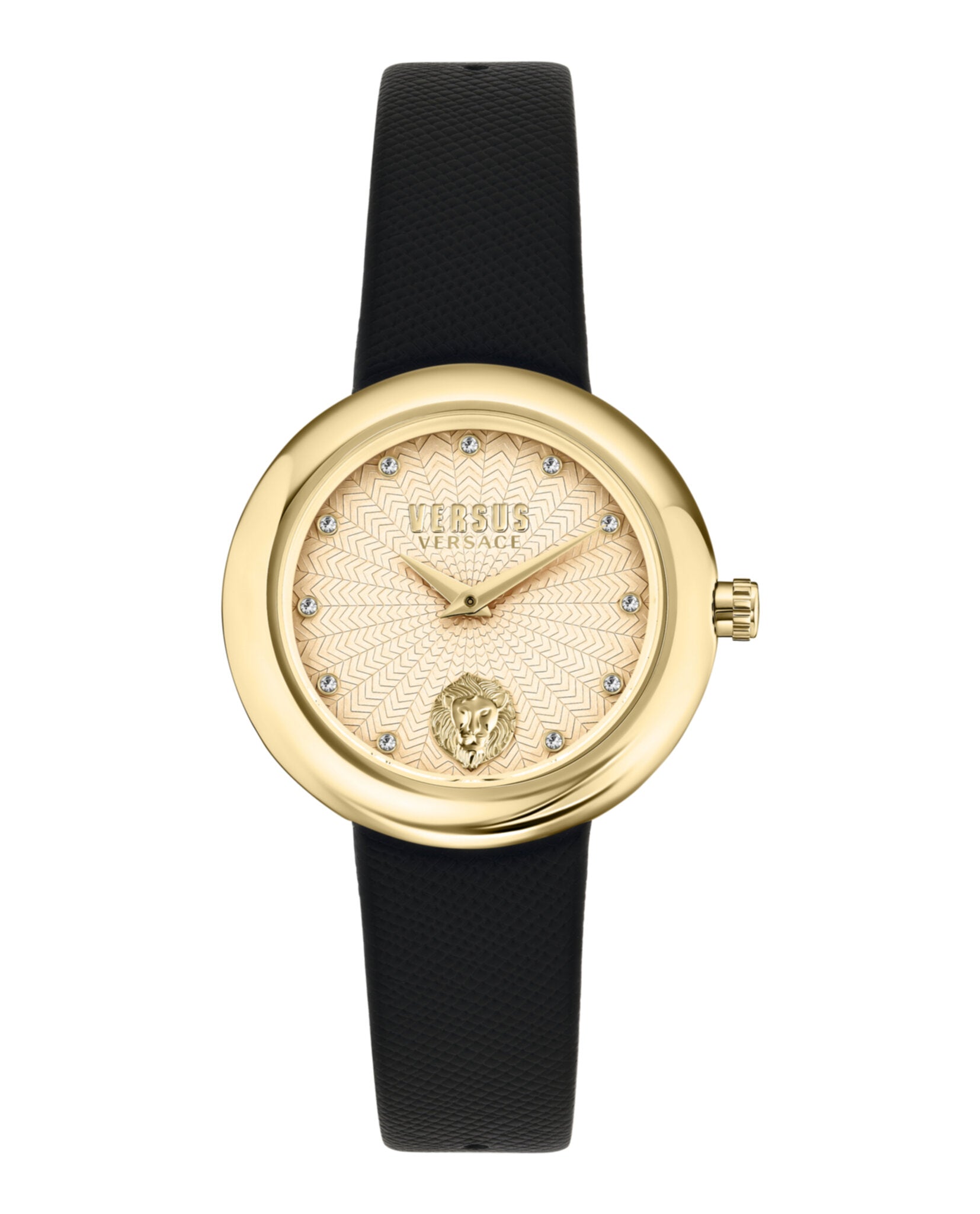 Versus Versace Womens Lea Gold 35mm Strap Fashion Watch