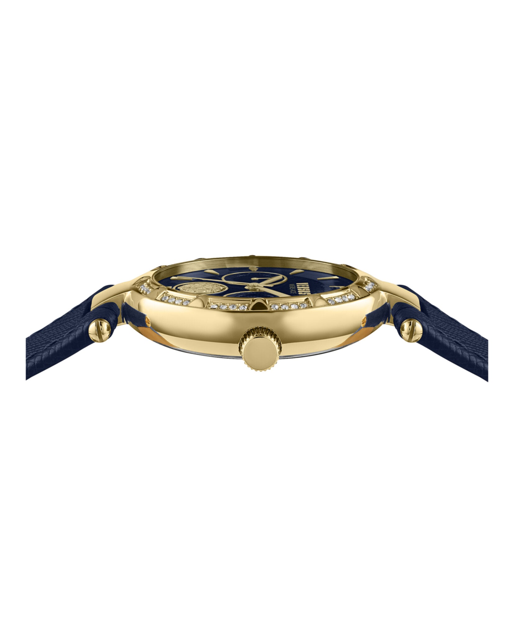 Versus Versace Womens Sertie Blue 36mm Strap Fashion Watch