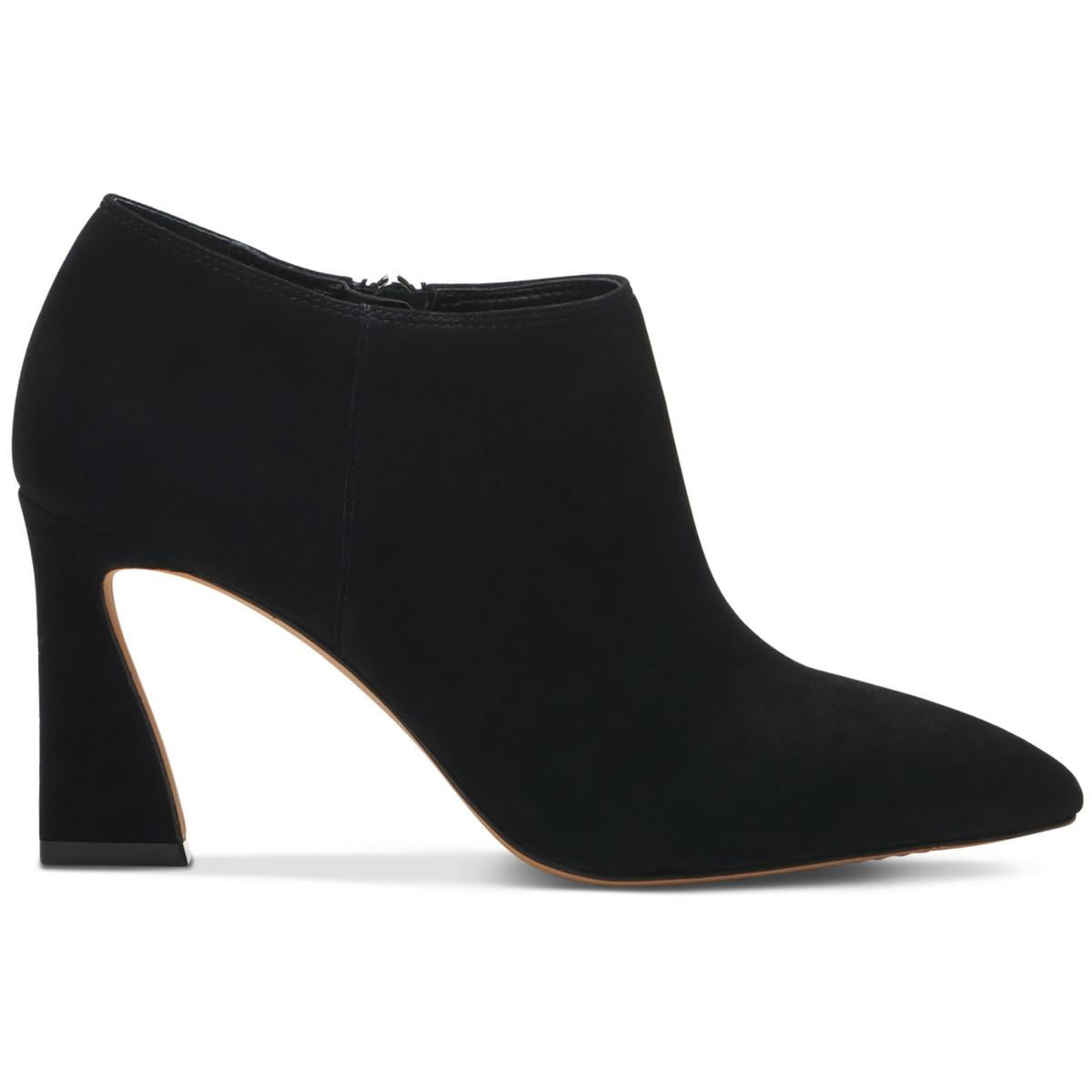 Temindal Womens Suede Pointed Toe Booties