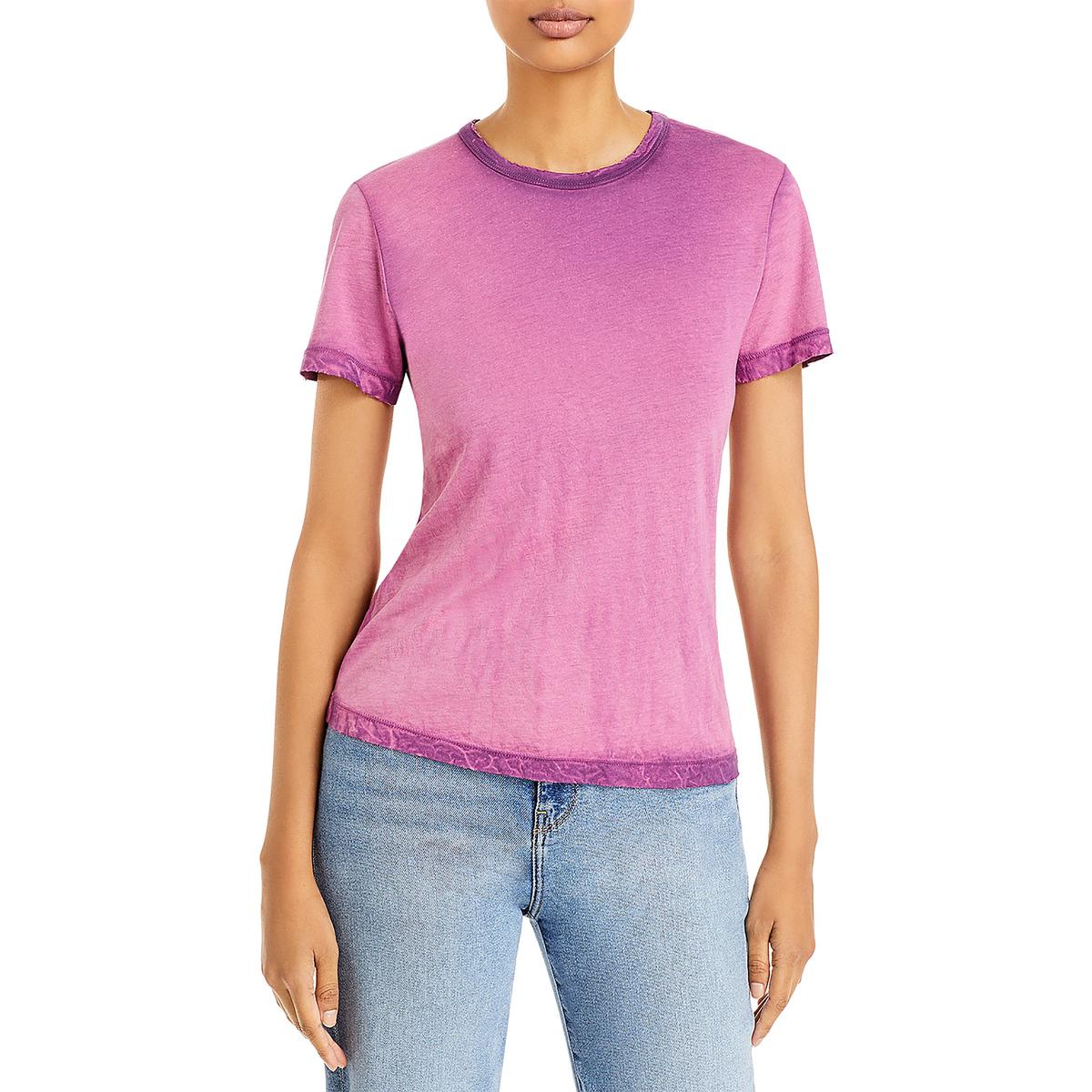 Womens Cotton Knit T-Shirt