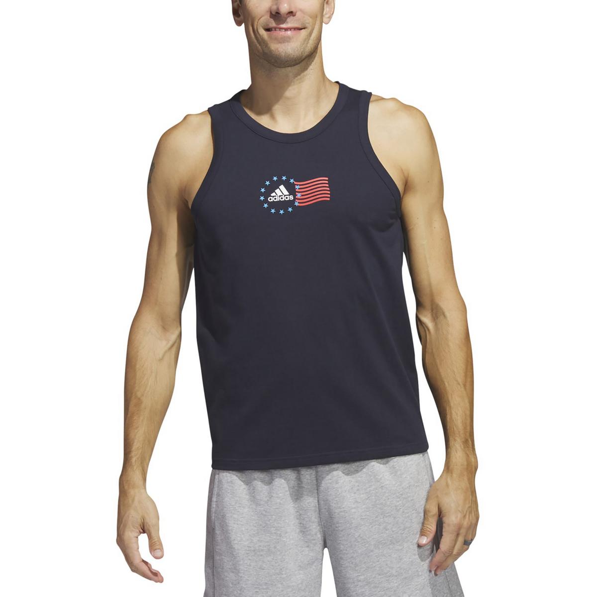 Mens Graphic Cotton Tank Top