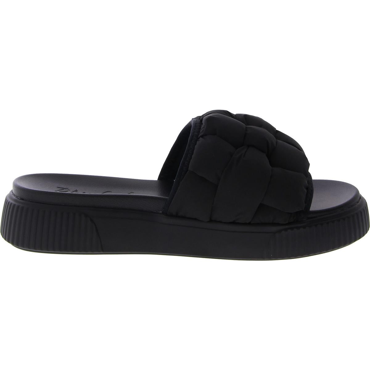 Womens Platform Slip On Slide Sandals