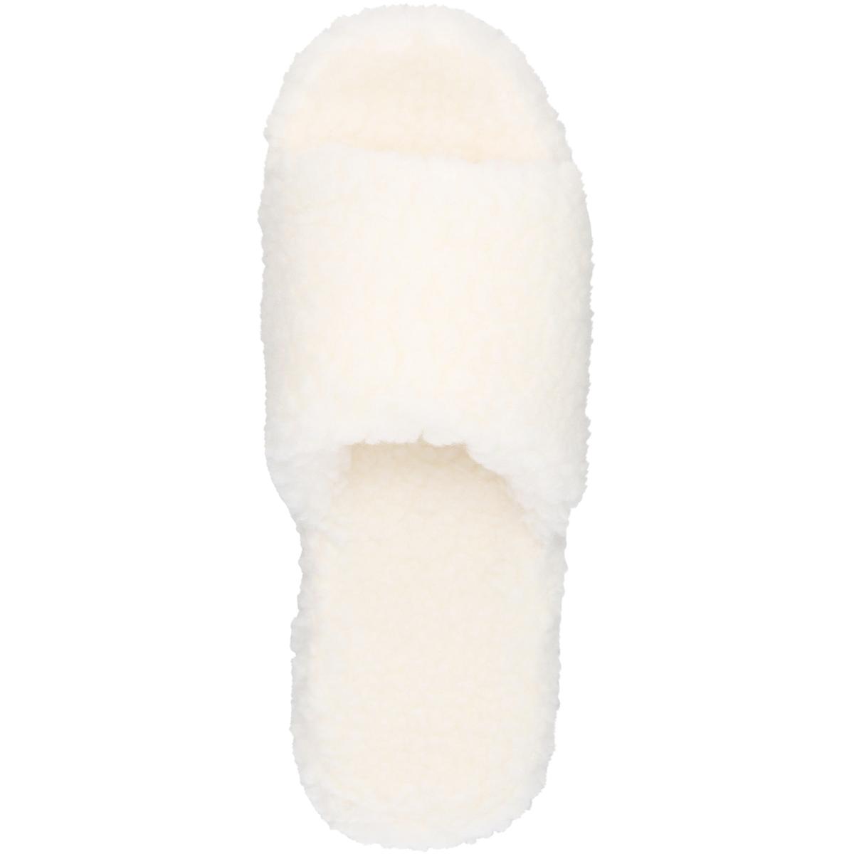 Dinnaa Womens Cozy Faux Fur Slide Slippers