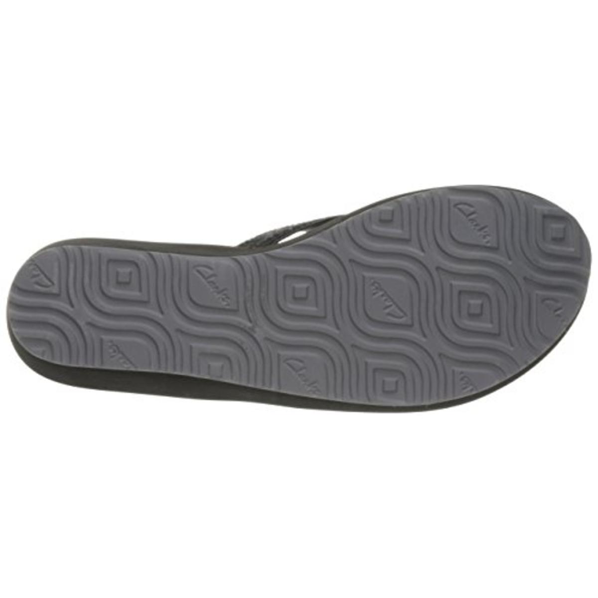 Liya Gander Womens Wedge Metallic Flip-Flops