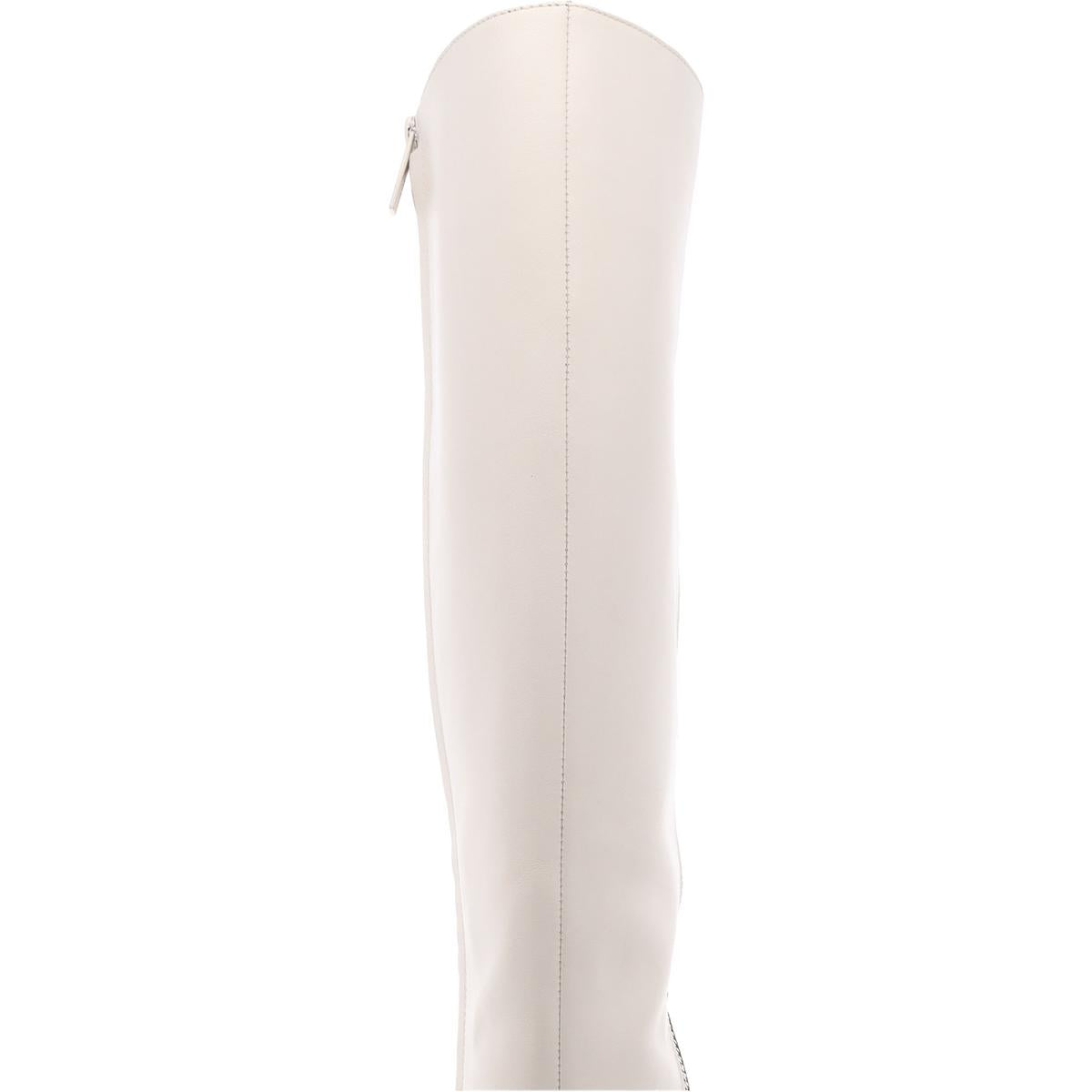 Alessa 2 Womens Leather Wide Calf Knee-High Boots