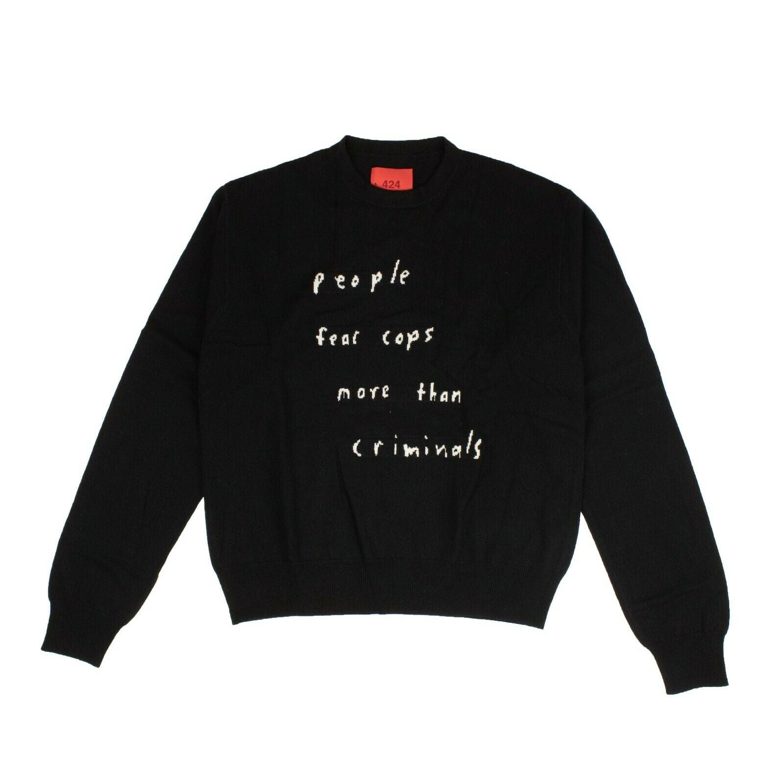 424 ON FAIRFAX Black People Fear Cops Sweater1