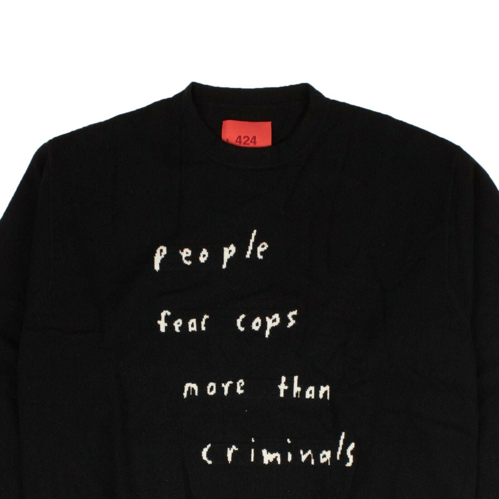 424 ON FAIRFAX Black People Fear Cops Sweater3