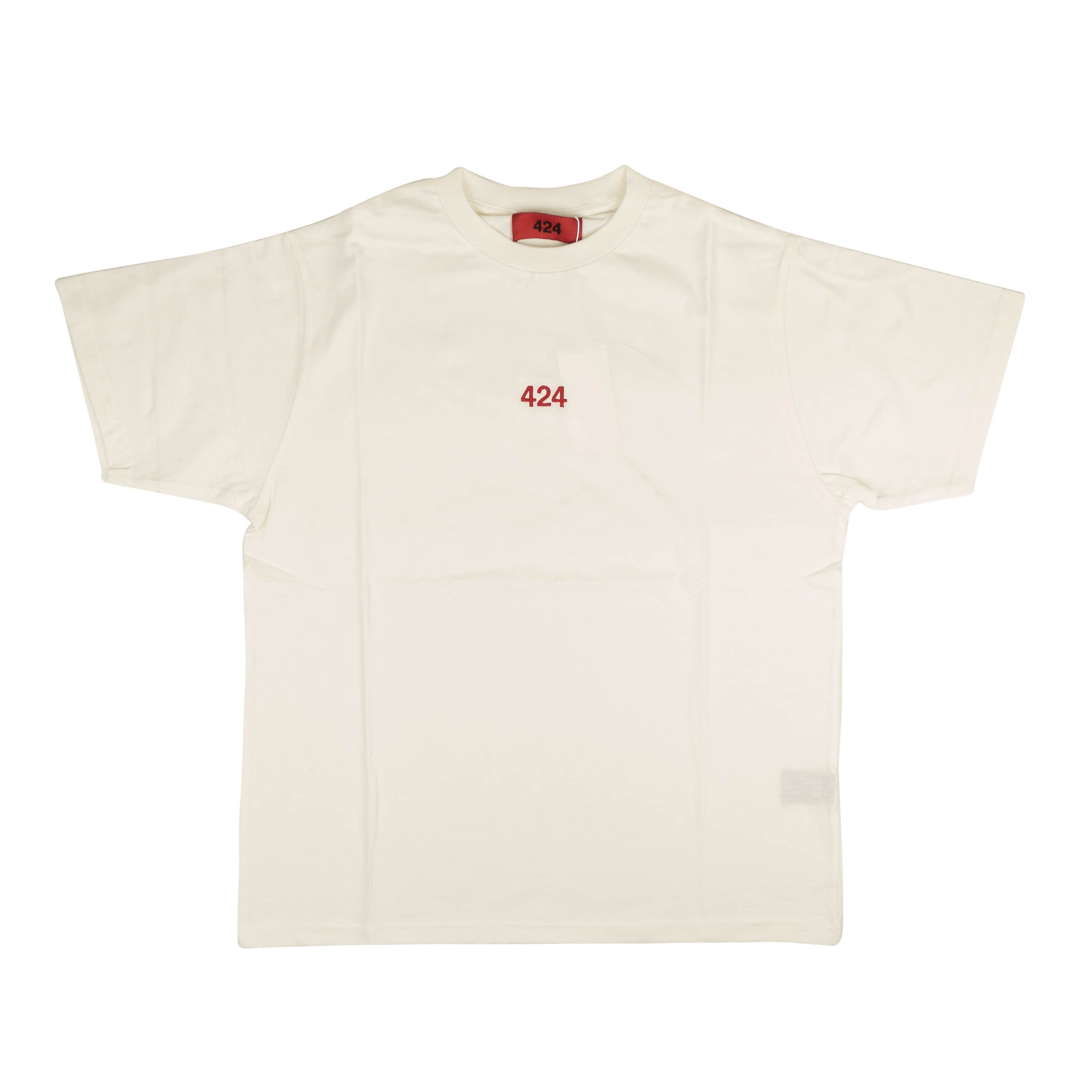 424 ON FAIRFAX White Logo Cotton Short Sleeve T-Shirt1