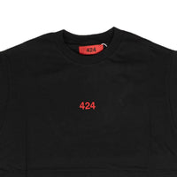 424 ON FAIRFAX Black Logo Cotton Short Sleeve T-Shirt3