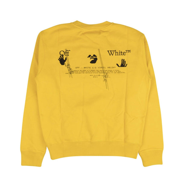OFF-WHITE C/O VIRGIL ABLOH Yellow Workers Slim Crewneck – Bluefly