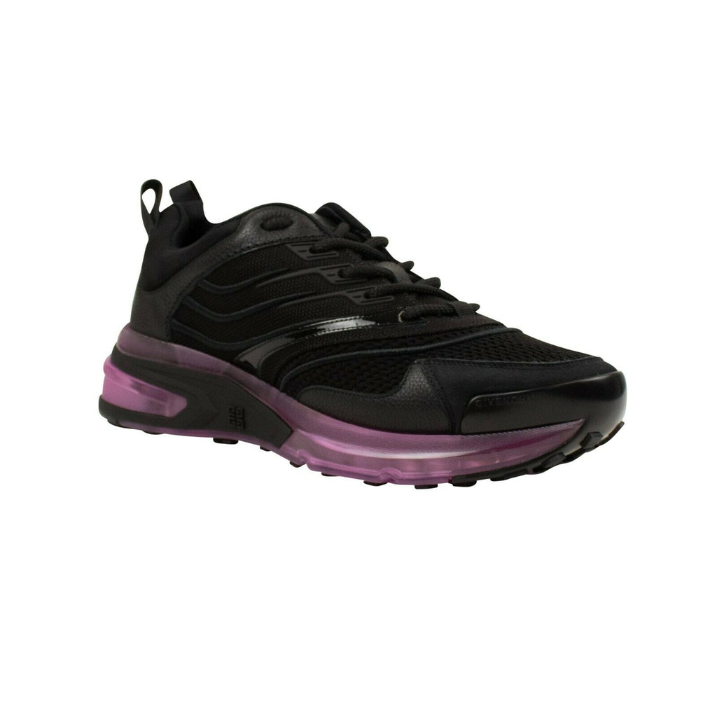 GIVENCHY Black GIV 1 Purple Lace Up Sneakers – Bluefly