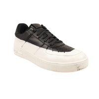 424 ON FAIRFAX Black Wax Dip Low Leather Sneakers1