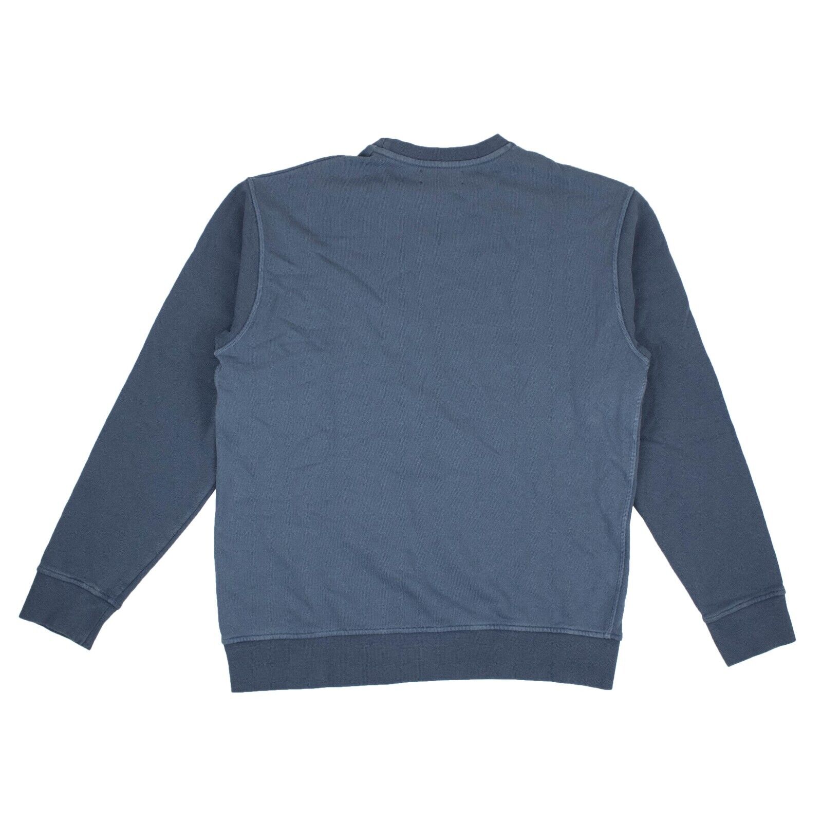 PRESIDENT'S Blue Organic Pullover Crewneck Sweater5