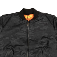 PYER MOSS Black Camo Zip-UP Bomber Jacket2