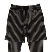 PYER MOSS Black White Pinstripe Pants2