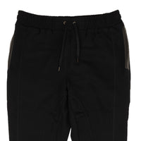 PYER MOSS Black Cotton Jogger Sweatpants2