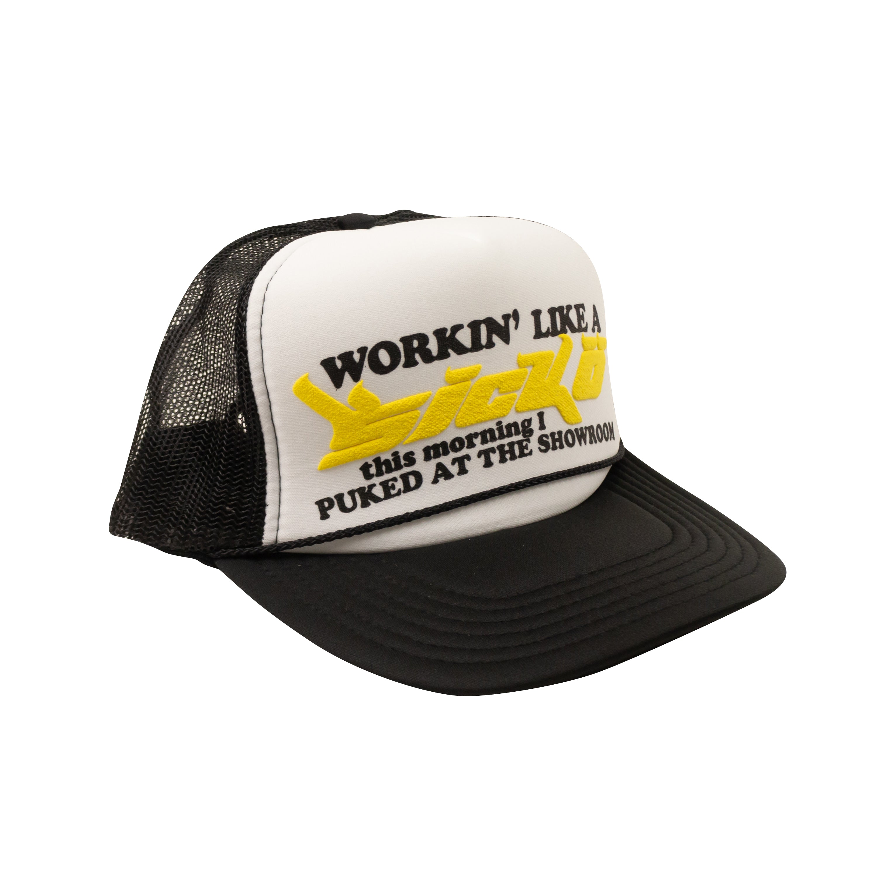 SICKO X 375 Black & Yellow Logo Trucker Cap1