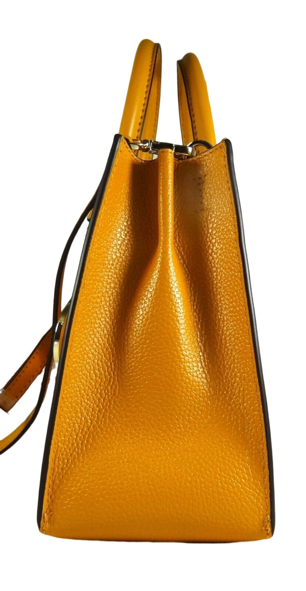 Michael Kors Yellow Leather Large Mercer Tote Michael Kors