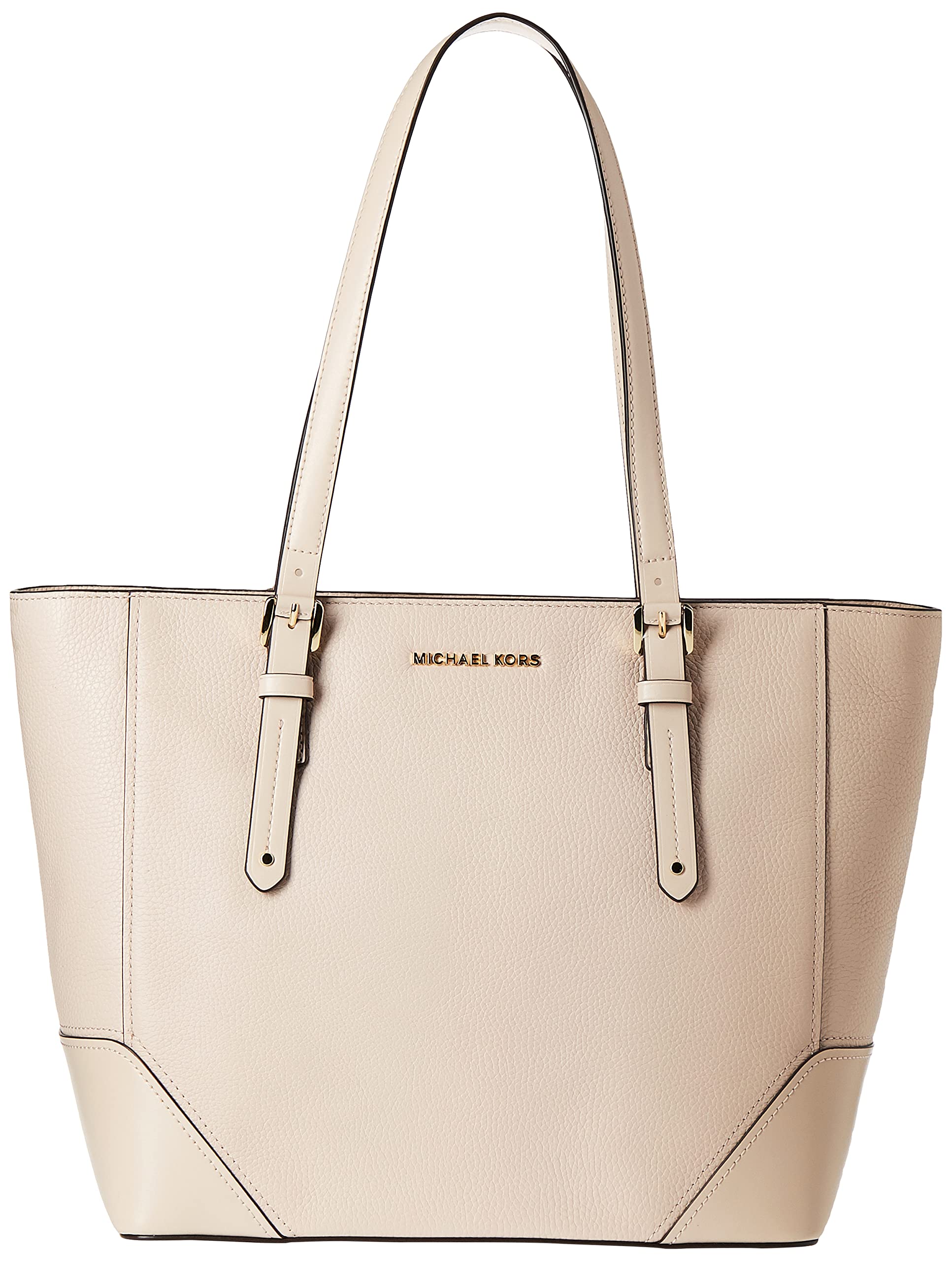 Michael Kors Women's Aria Top Zip Pebbled Leather Shoulder Tote Bag6