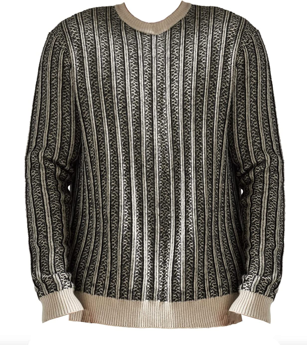 Ted Baker Men's Buzzad Black White Textured Pullover Sweater1