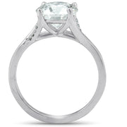 VS 2.50 Ct Diamond Engagement Ring 14k White Gold