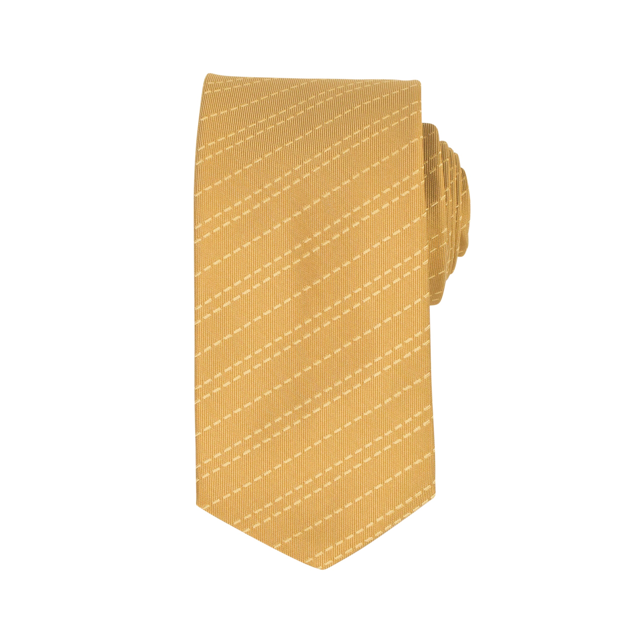 JOHN LOBB Ardilla Brown 100% Silk Striped Neck Tie1