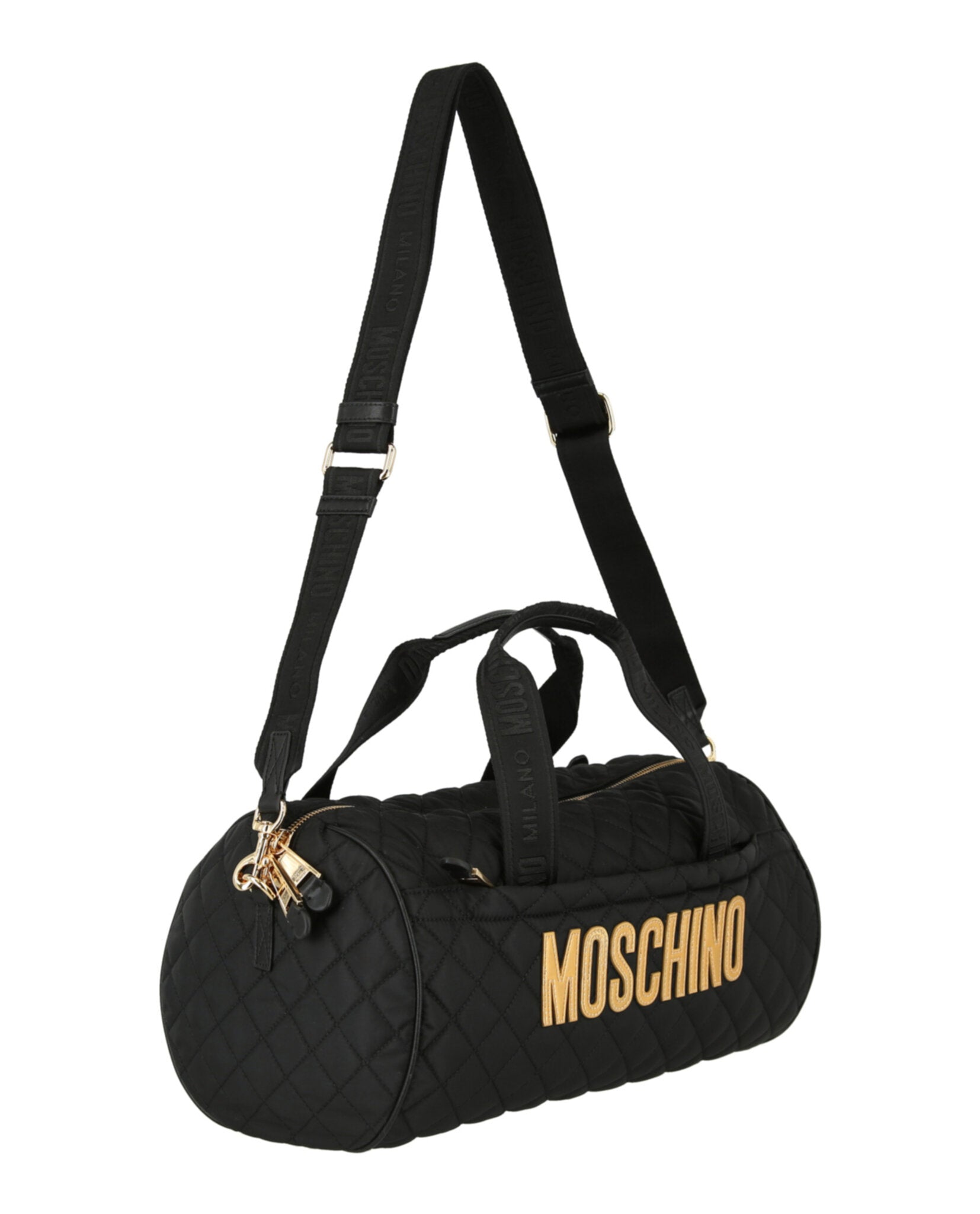 Moschino Nylon Logo Duffel Bag4