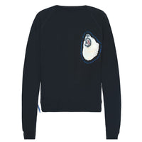 Golden Goose Men's Polar Bear Graphic Crewneck Sweatshirt Blue1