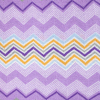 Missoni Women's Cotton Zig-Zag Scarf Shawl Sarong Wrap Purple Blue Orange2