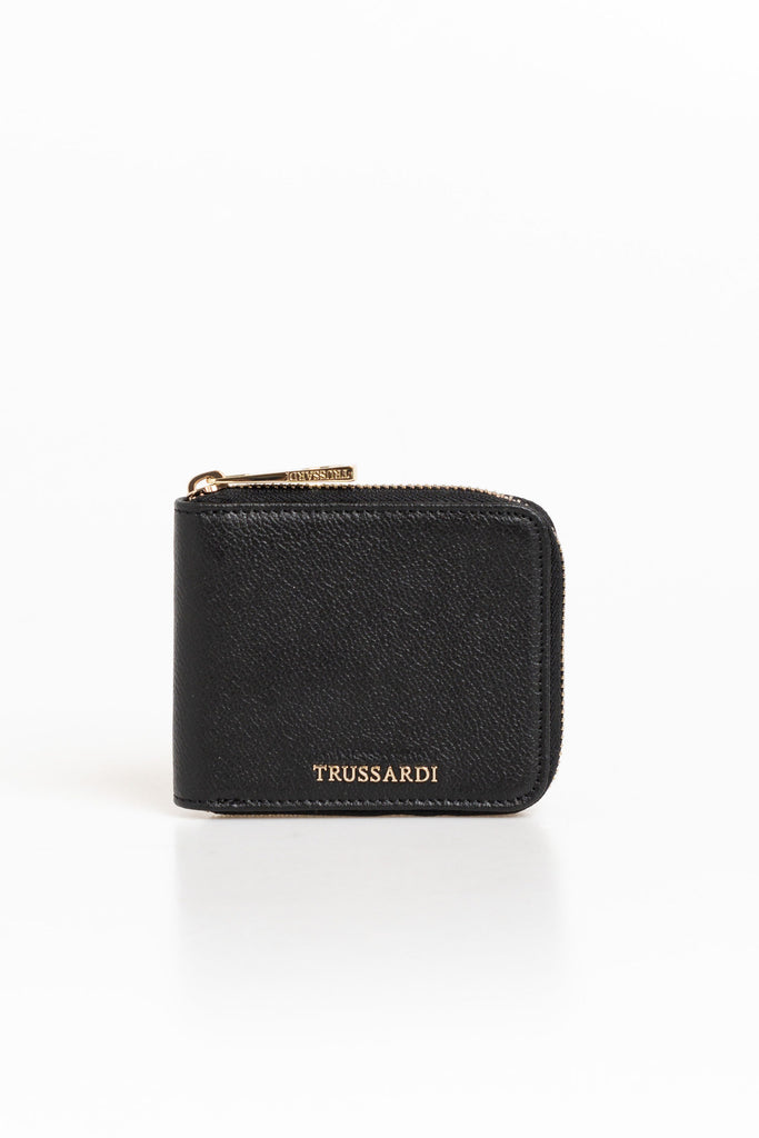 Trussardi Black Leather Women's Wallet – Bluefly